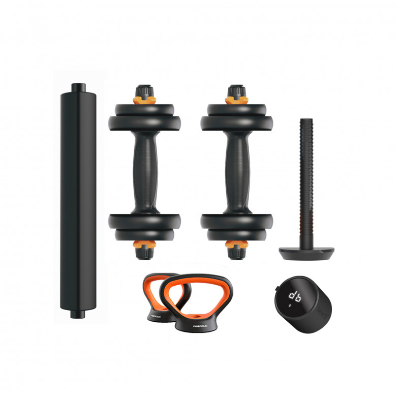 FED 10 Kg Dumbbell + Barbell +...
