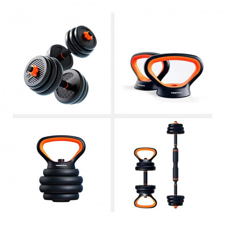 Smart Kit Pack Dumbbell + Barbell +...