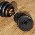 FED 40 Kg Dumbbell + Barbell + Kettlebell Kit V2